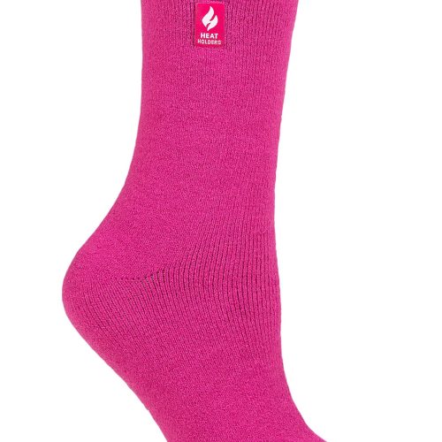 Heat Holders Camellia Women's Original Thermal Crew Sock Bright Pink #color_bright pink