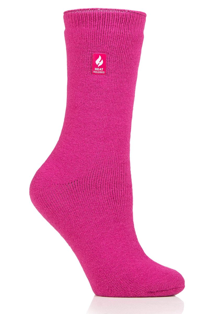 Heat Holders Camellia Women's Original Thermal Crew Sock Bright Pink #color_bright pink