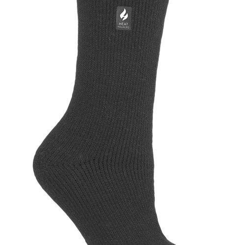 Heat Holders Camellia Women's Original Thermal Crew Sock Charcoal #color_charcoal