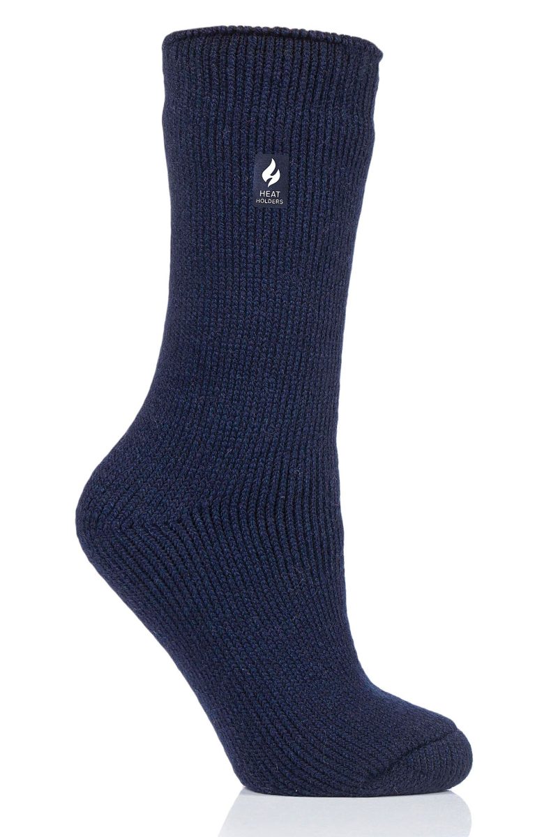 Heat Holders Camellia Women's Original Thermal Crew Sock Navy #color_navy