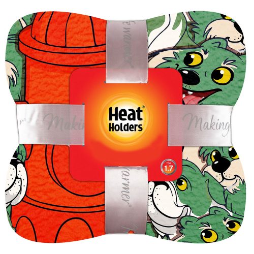 HH Hero Worship Dog Print Blanket Personal Size Matcha