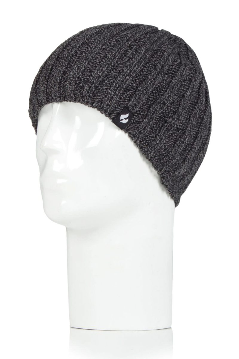 HH Hudson Fine Rib Hat Charcoal