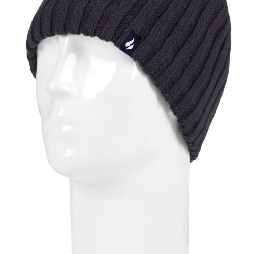 Heat Holders Hudson Fine Rib Hat Navy #color_navy