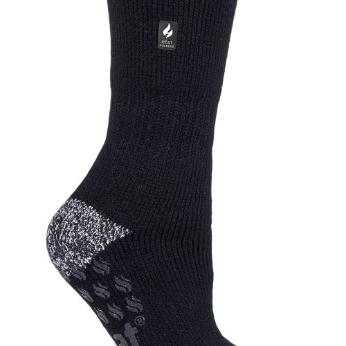 Heat Holders Juniper Crew Slipper Sock Black #color_black