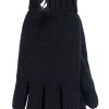 Heat Holders Kids' Storm Rider Thermal Gloves Black #color_black