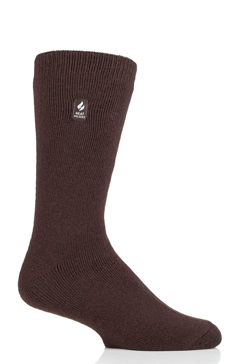 Heat Holders Men's Dunlin Lite Crew Thermal Sock Brown #color_brown