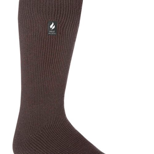 Heat Holders Men's Big and Tall Dunlin Lite Thermal Crew Sock Charcoal #color_charcoal