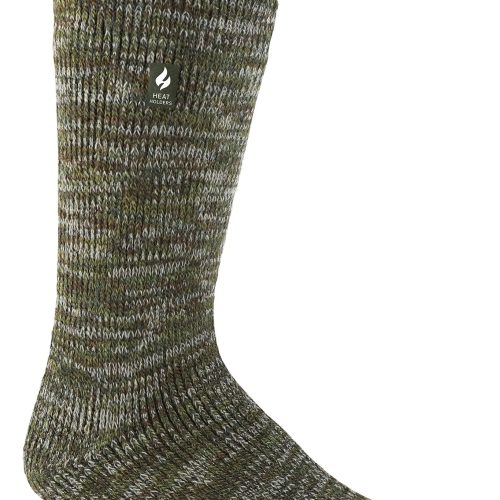 Heat Holders Men's Jacob Original Four-Color Twist Thermal Crew Sock Tan #color_tan