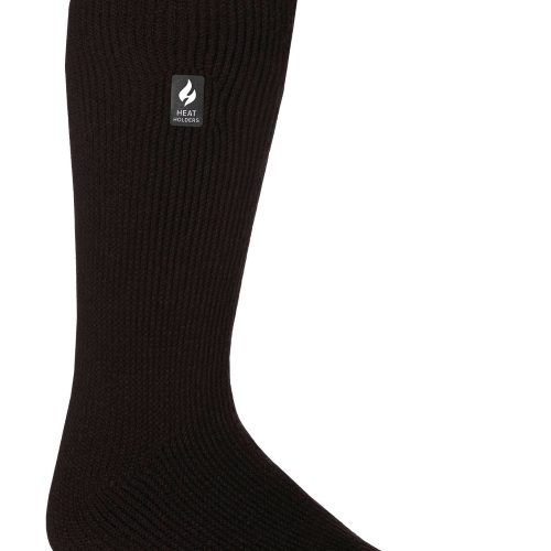 Heat Holders Men's Big/Tall Joshua Original Thermal Crew Sock Black #color_black