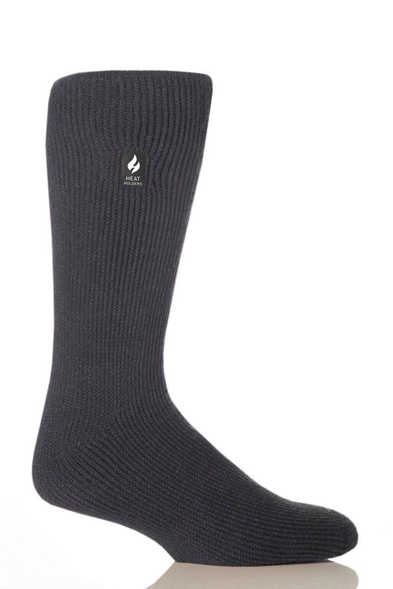 Heat Holders Men's Big/Tall Joshua Original Thermal Crew Sock Charcoal #color_charcoal