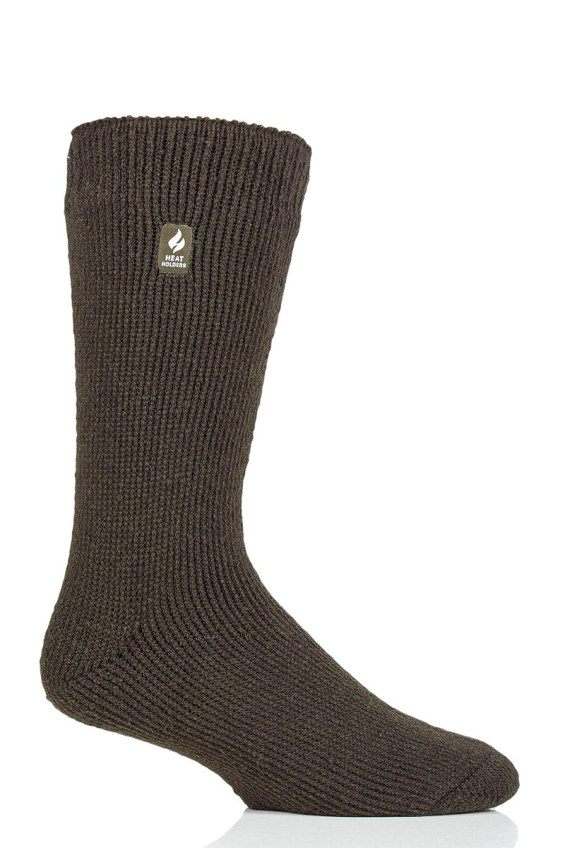 Heat Holders Men's Big/Tall Joshua Original Thermal Crew Sock Dark Forest Green #color_dark forest green