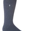 Heat Holders Men's Big/Tall Joshua Original Thermal Crew Sock Denim #color_denim