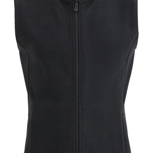 Heat Holders Men's Original Thermal Fleece Zip Vest Black #color_black