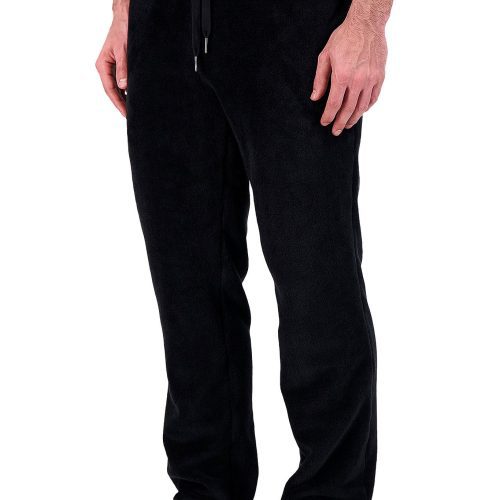 HH Mens Plush Lounge Pant Black Front Side