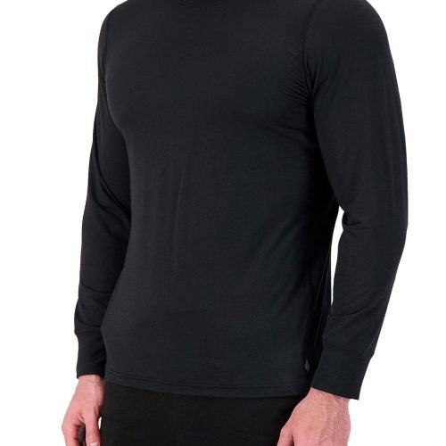 HH Mens Ultra Lite Long Sleeve T Shirt Black Front Side