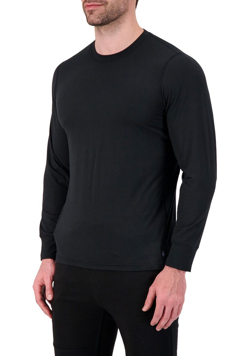 HH Mens Ultra Lite Long Sleeve T Shirt Black Front Side