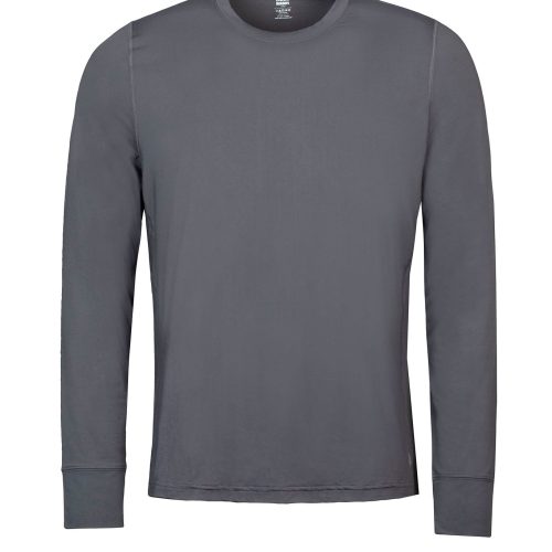 Heat Holders Men's ULTRA LITE Long Sleeve T-Shirt Iron Grey #color_iron grey