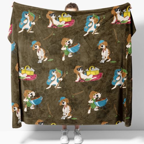 Heat Holders Nature Pup Blanket Brown - Model #color_brown