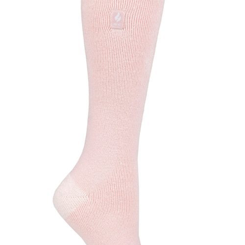 Heat Holders Women's Calla Lite Twist Long Thermal Sock Light Pink #color_light pink