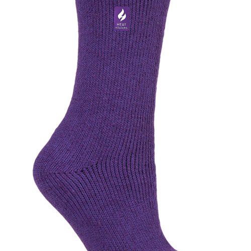 Heat Holders Women's Dahlia Lite Thermal Crew Sock Purple #color_purple