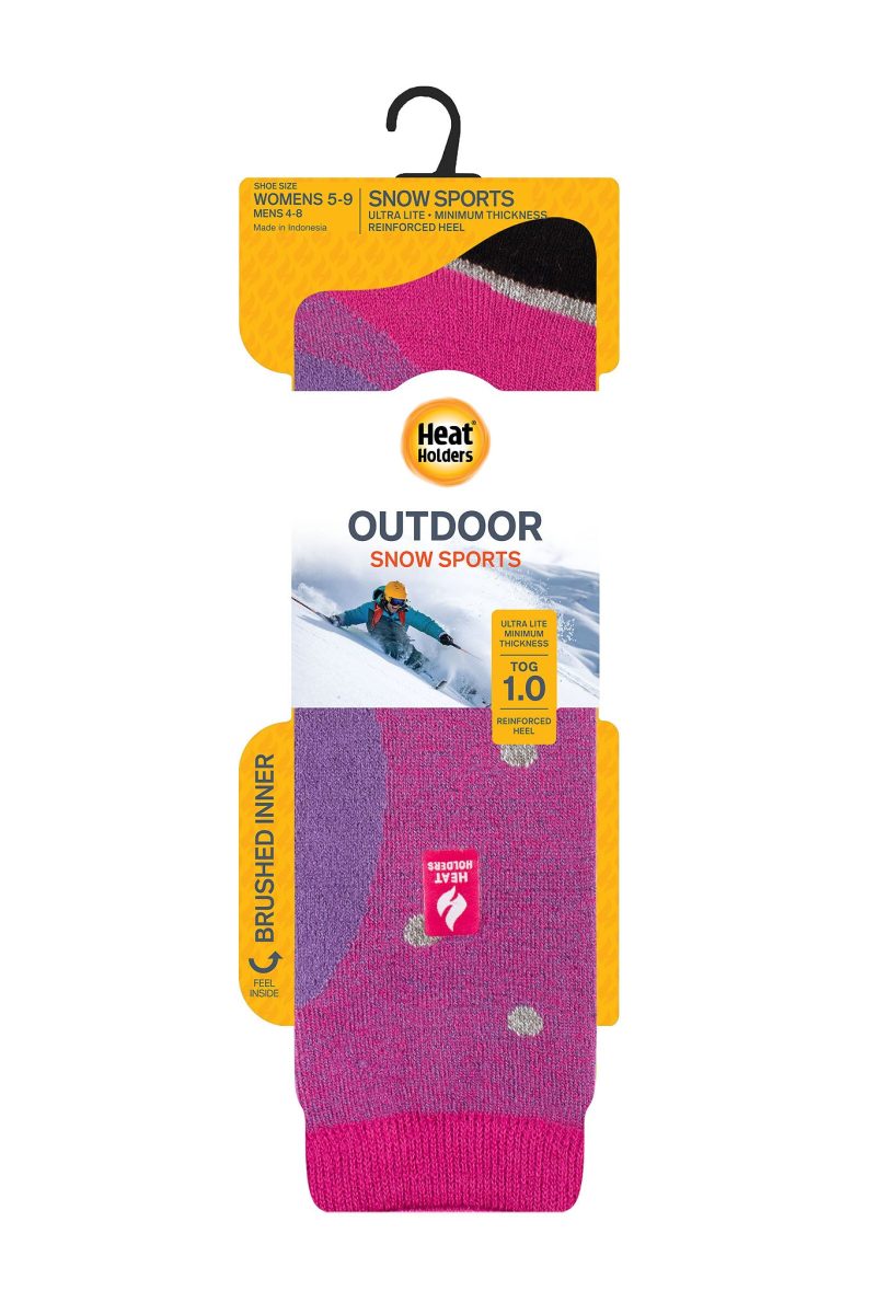 HH Wmns Kelly Snowsports Long Sock Raspberry Purple Pack