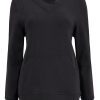 Heat Holders Women's Lydia LITE V-Neck Thermal Lounge Top Black #color_black