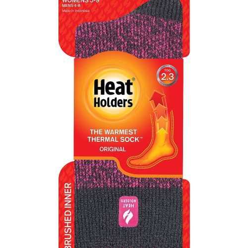 HH Wmns Snowdrop Block Twist Crew Raspberry Charcoal Pack