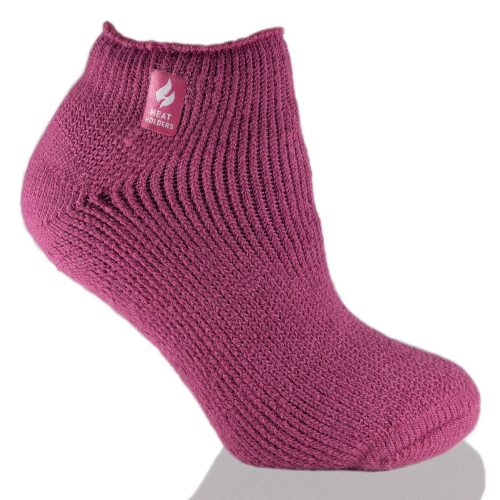 Heat Holders Women's Solid Thermal Ankle Sock Muted Pink #color_muted pink