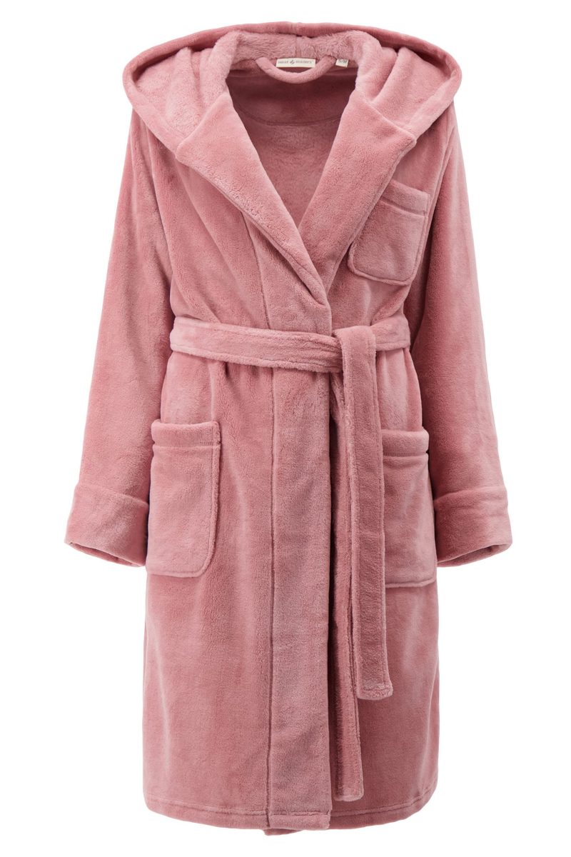 Heat Holders Womens Spa Robe Dusty Pink #color_dusty pink