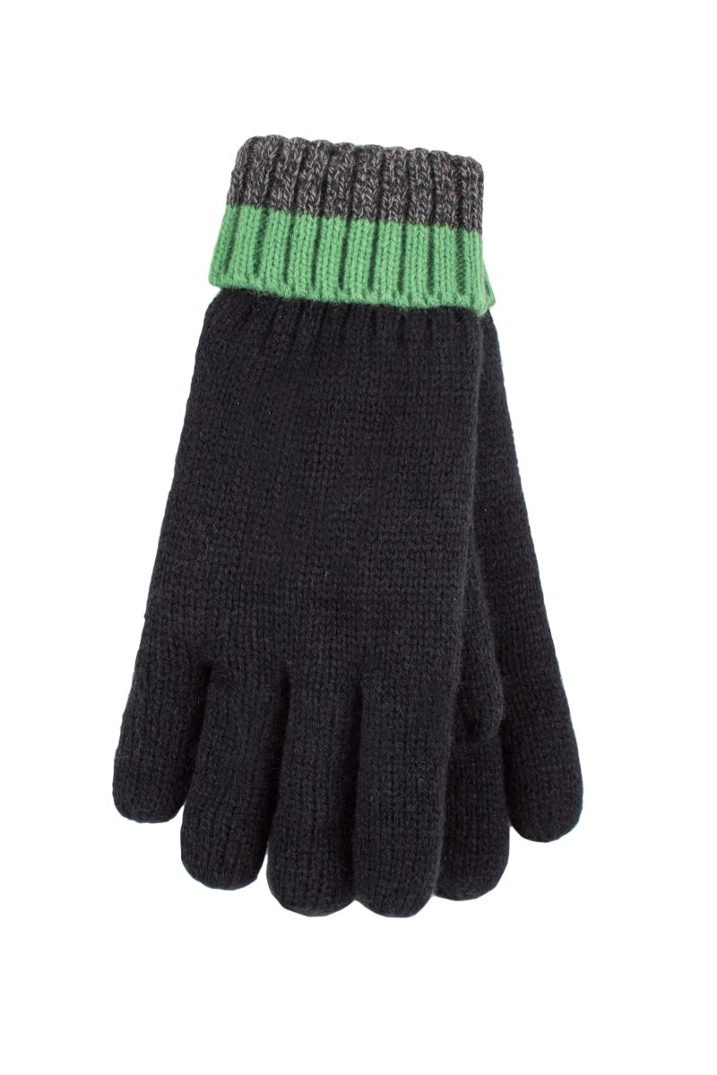 HHB06227 TRANSVERSE BLACK CHARCOAL GREEN GLOVES 8 16 1e99a03a ce6a 4b69 b645 ac8debec4103