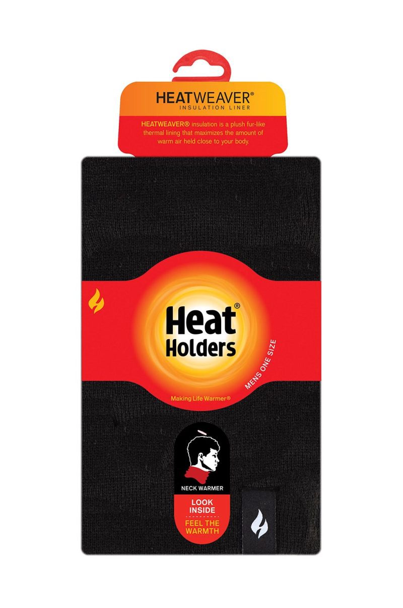 MENS BLACK NECK WARMER