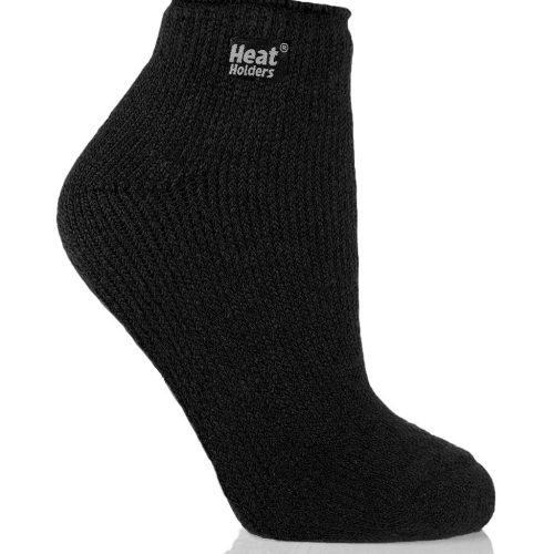 Heat Holders Women's Solid Thermal Ankle Sock Black #color_black