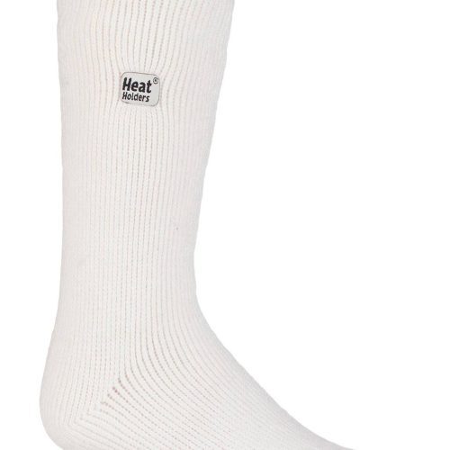 Heat Holders Men's Big/Tall Joshua Original Thermal Crew Sock White #color_white