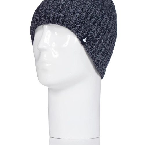 Heat Holders Men's Halden Ribbed Thermal Hat Navy #color_navy