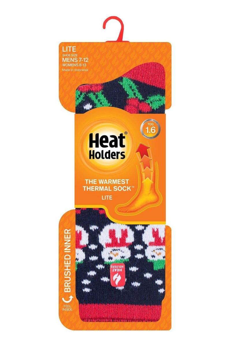 mens lite christmas crew socks men s christmas pattern lite socks 1