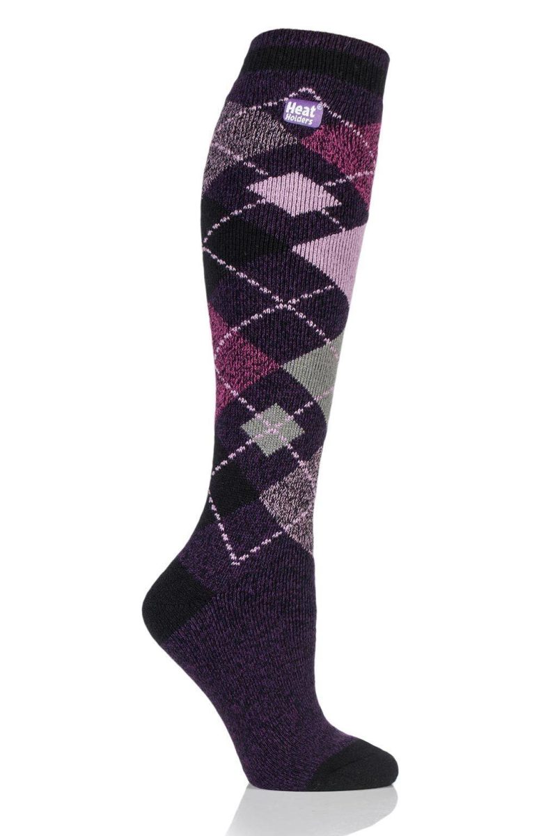 Purple/Black Argyle #color_purple/black argyle