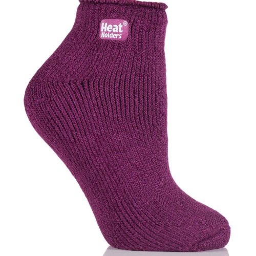 Heat Holders Women's Solid Thermal Ankle Sock Deep Fuchsia #color_deep fuchsia