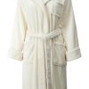 Heat Holders Womens Spa Robe Ivory #color_ivory